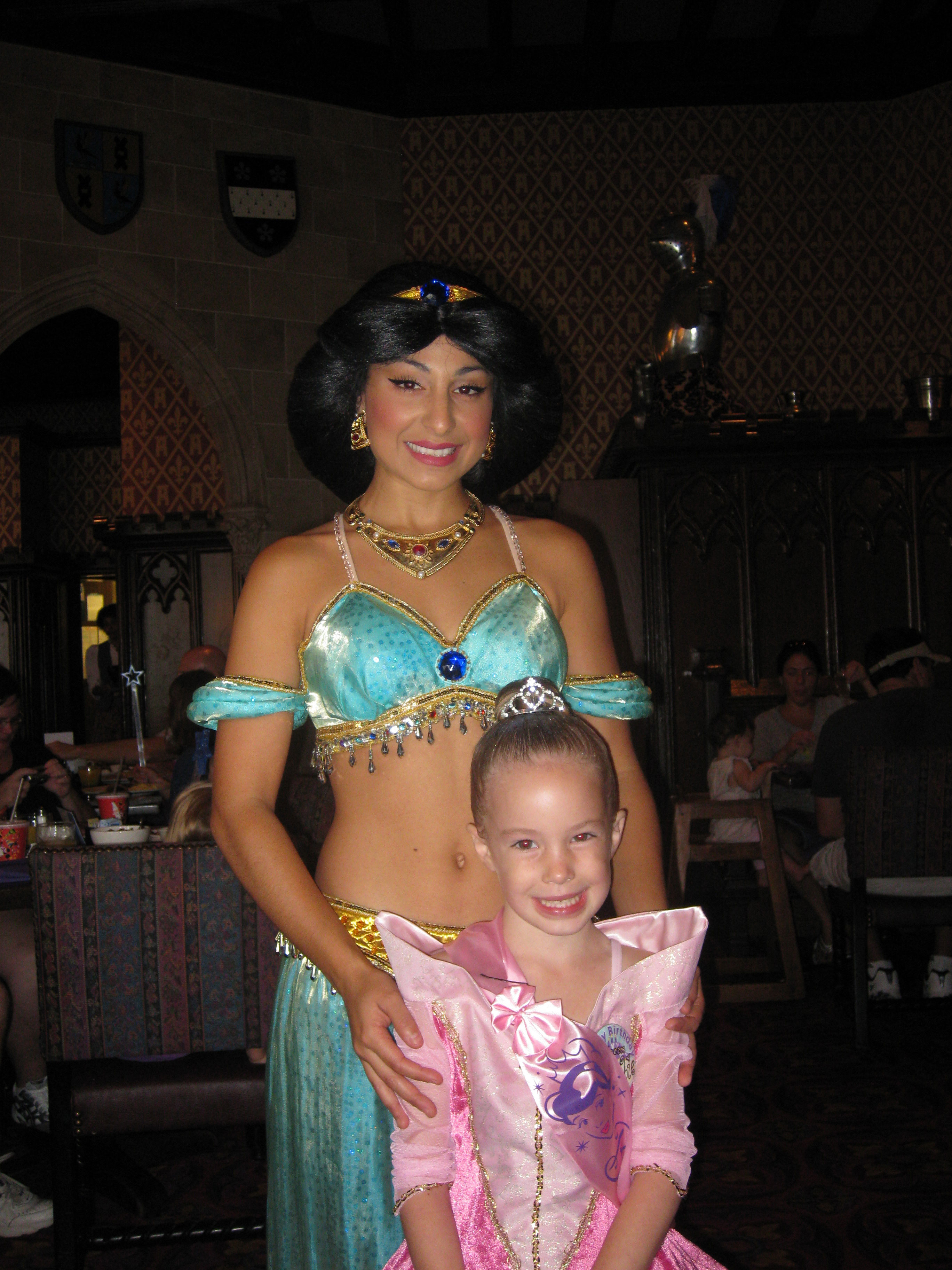 Jasmine at Cinderella's Royal Table 2009