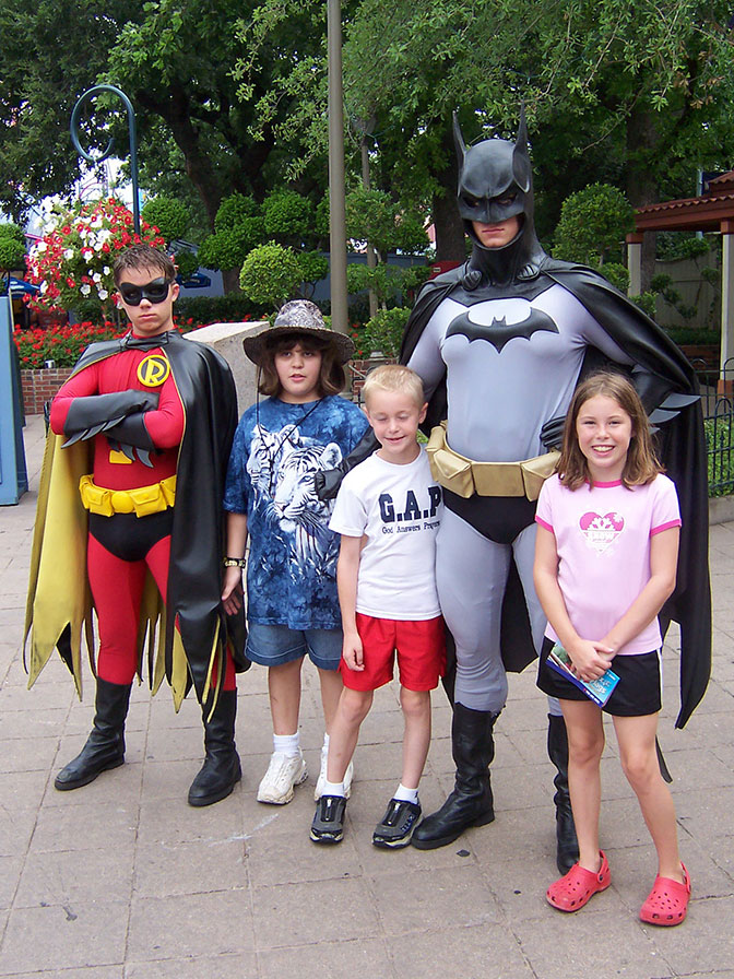 Batman and Robin Six Flags Texas 2007
