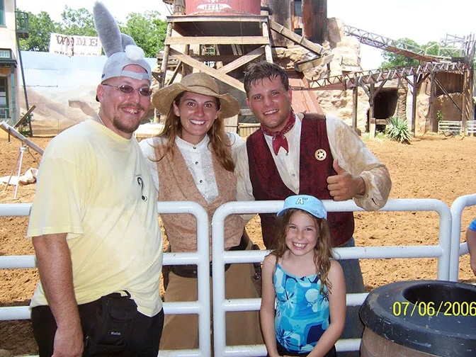 Cowboy Show Actors Six Flags Texas 2006