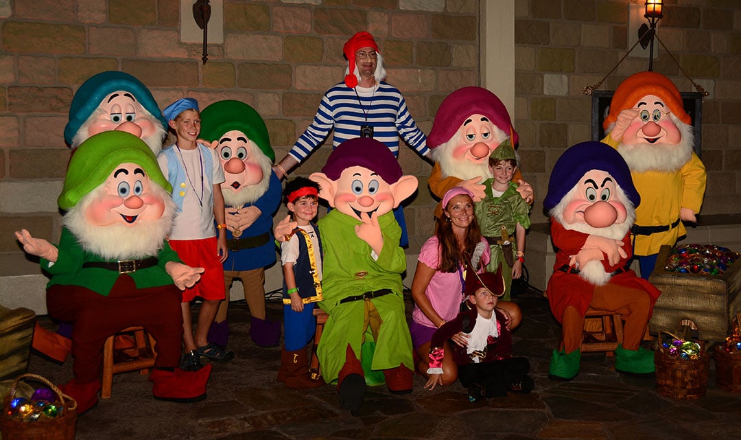 Mickey's Not So Scary Halloween Party 2014 Seven Dwarfs