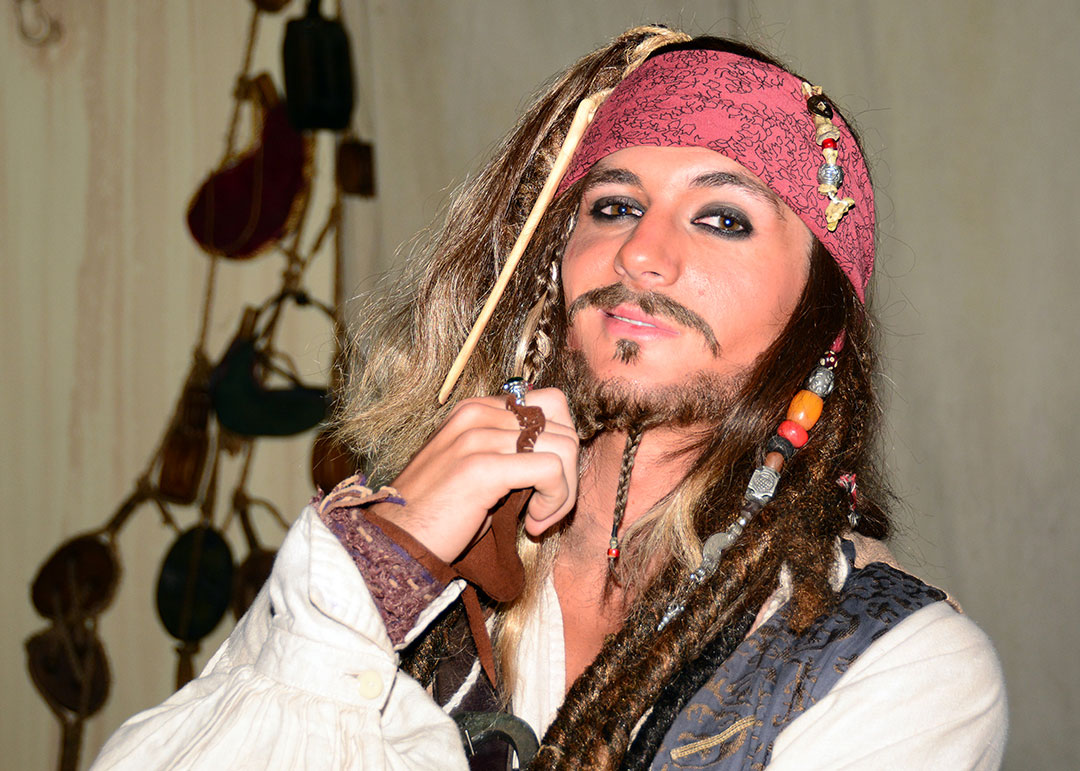 Mickey's Not So Scary Halloween Party 2014 Captain Jack Sparrow meet and greet