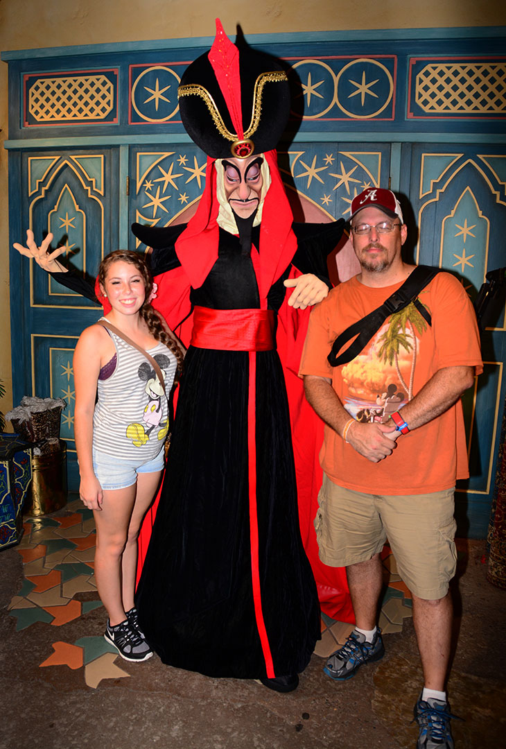 Mickey's Not So Scary Halloween Party 2014 Jafar meet and greet