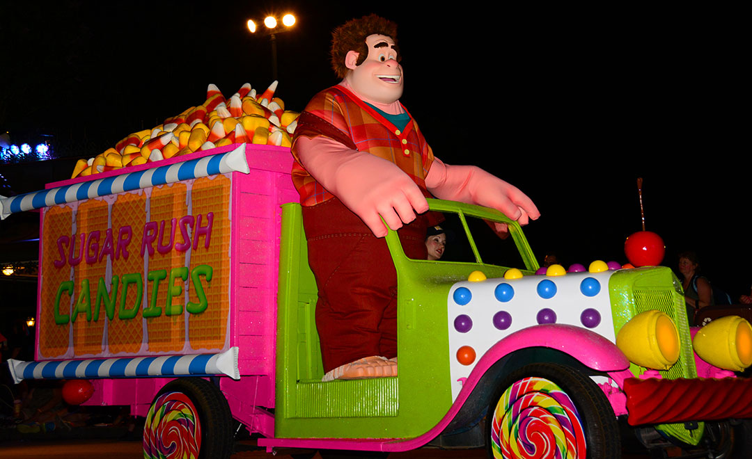 Mickey's Not So Scary Halloween Party 2014 Boo to You Halloween Parade Wreck-it Ralph