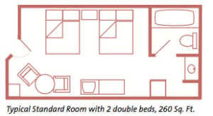 All Star Resorts Room Layout