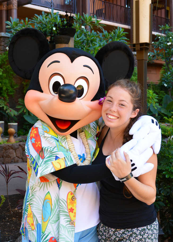 Mickey Mouse at Disney's Aulani Character Breakfast Meal at Makahiki