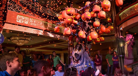 Disney Cruise Line Halloween Pumpkin Tree