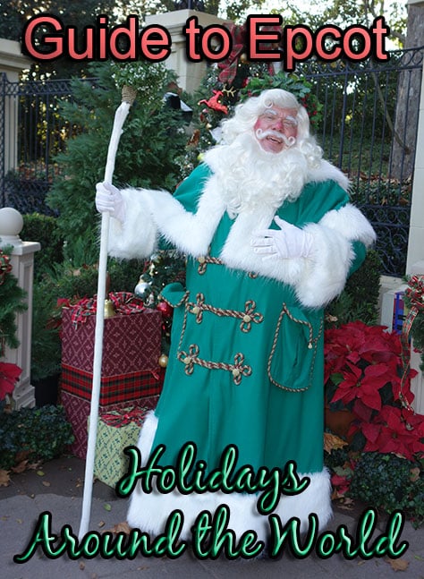 Epcot Holdays Around the World Guide with Storytellers Schedule and Plan