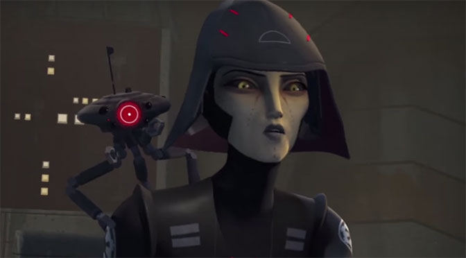 Jedi training academy trials of the temple to offer the Seventh Sister from Star Wars Rebels