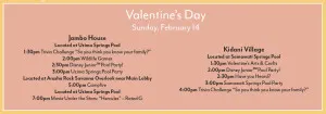 Animal Kingdom Lodge Valentines Activities