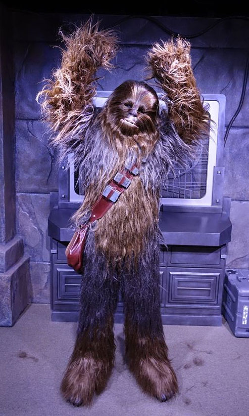 Chewbacca at Star Wars Launch Bay in Hollywood Studios