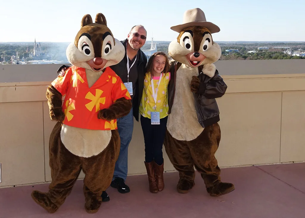 DVC 25th Anniversary Party at Magic Kingdom in Disney World Chip n Dale Rescue Rangers #dvc25