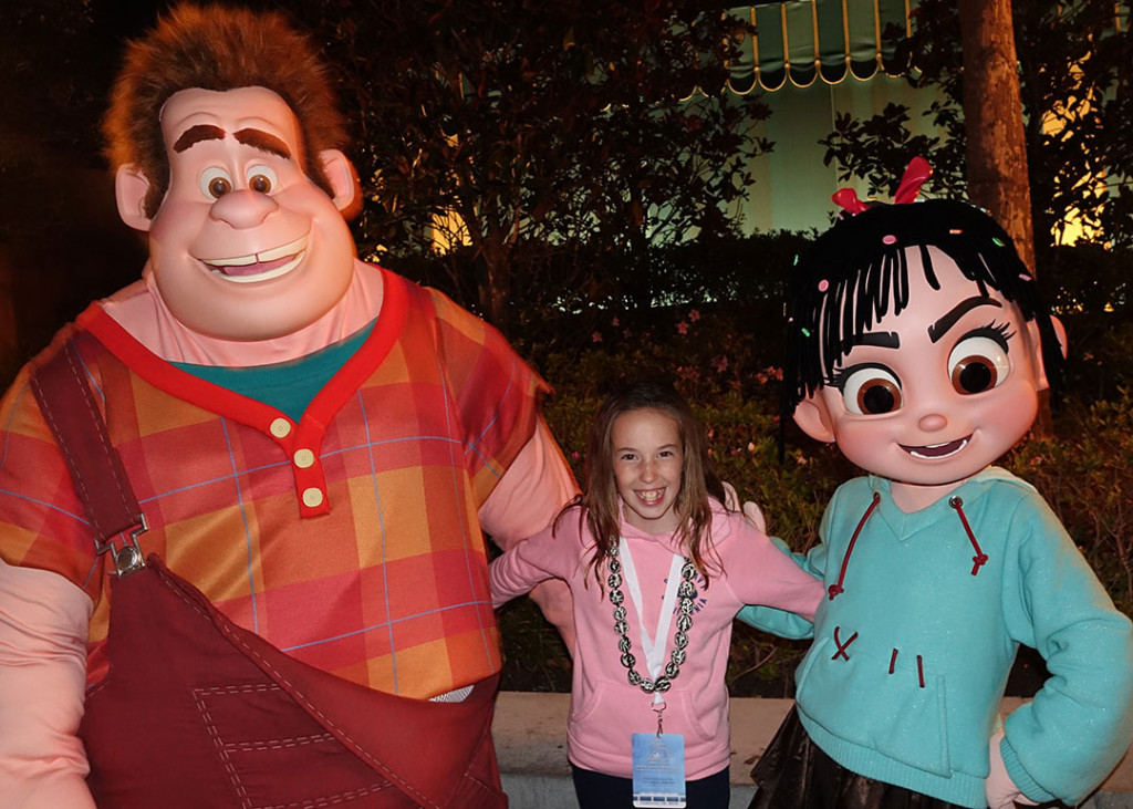DVC 25th Anniversary Party at Magic Kingdom in Disney World Wreck it Ralph and Vanellope #dvc25