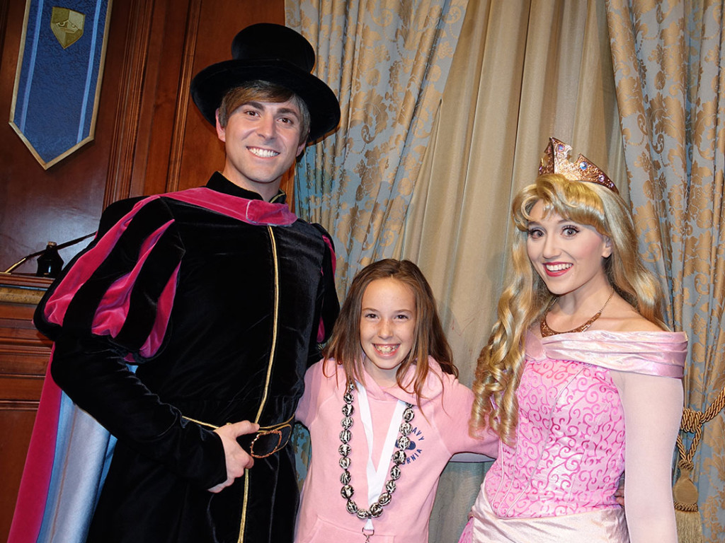 DVC 25th Anniversary Party at Magic Kingdom in Disney World Prince Phillip & Aurora #dvc25