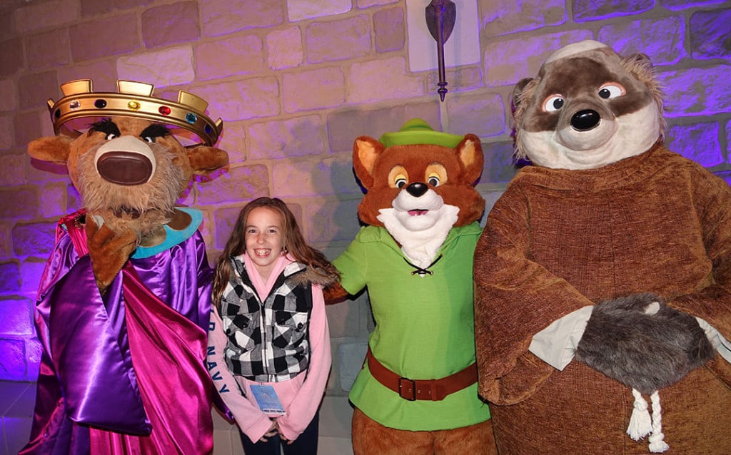 DVC 25th Anniversary Party at Magic Kingdom in Disney World Prince John, Friar & Robin Hood #dvc25
