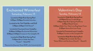 Saratoga Springs Valentines Activities