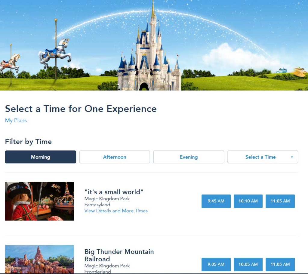 Changes made to Fastpass+ booking system at Walt Disney World