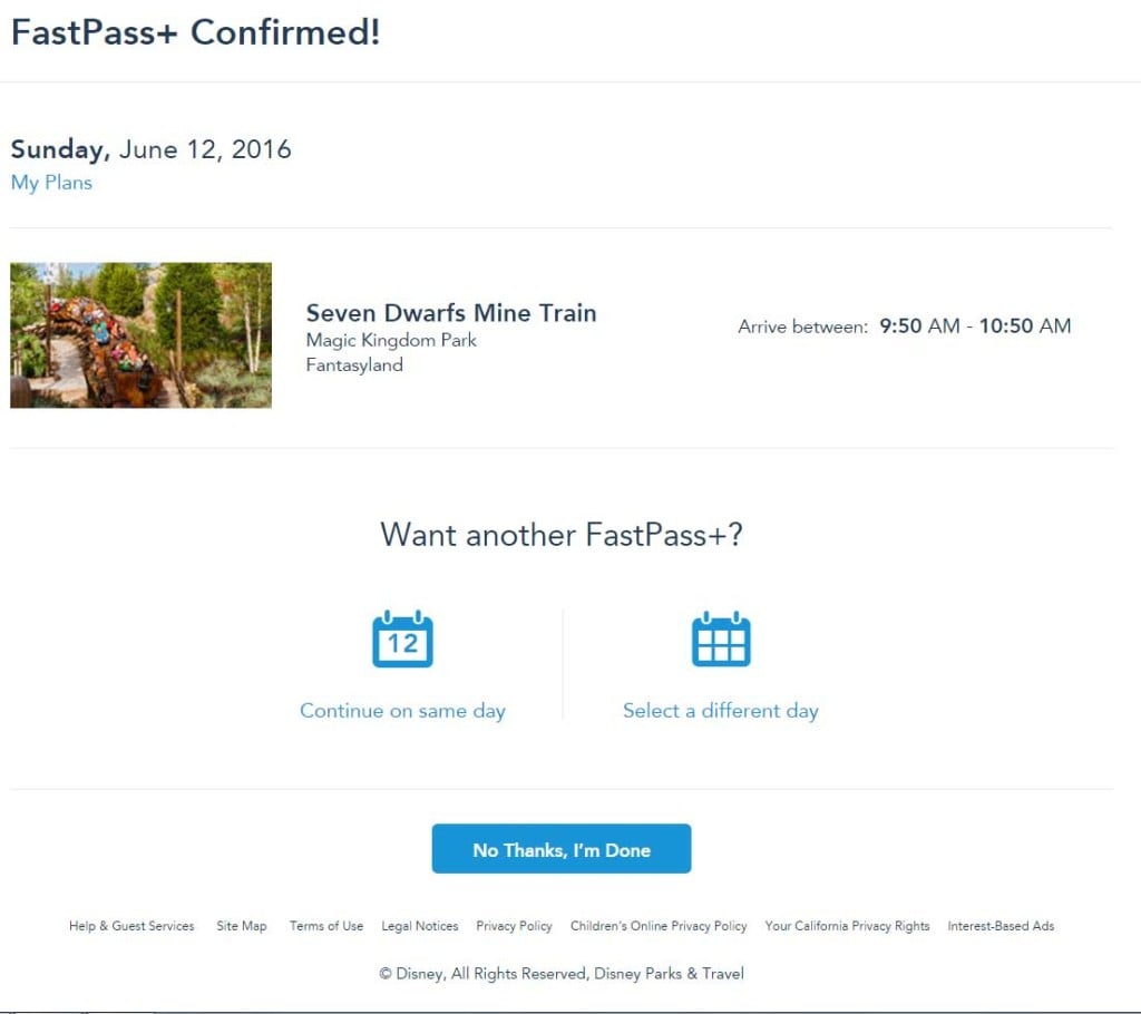 Changes made to Fastpass+ booking system at Walt Disney World