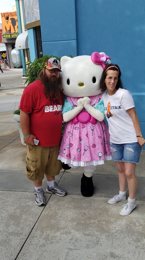 Universal Orlando Character Day with Ryan and Heather April 2016 (13) Hello Kitty