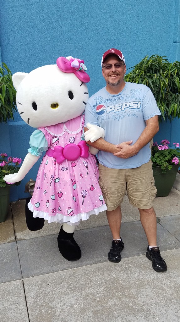 Universal Orlando Character Day with Ryan and Heather April 2016 (16) Hello Kitty