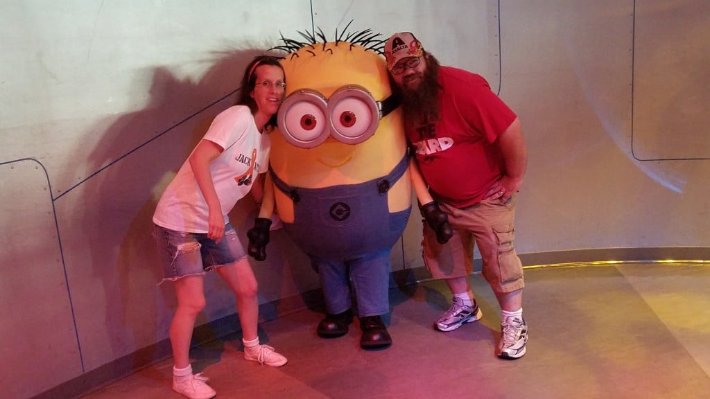 Universal Orlando Character Day with Ryan and Heather April 2016 (29) Jerry Minion