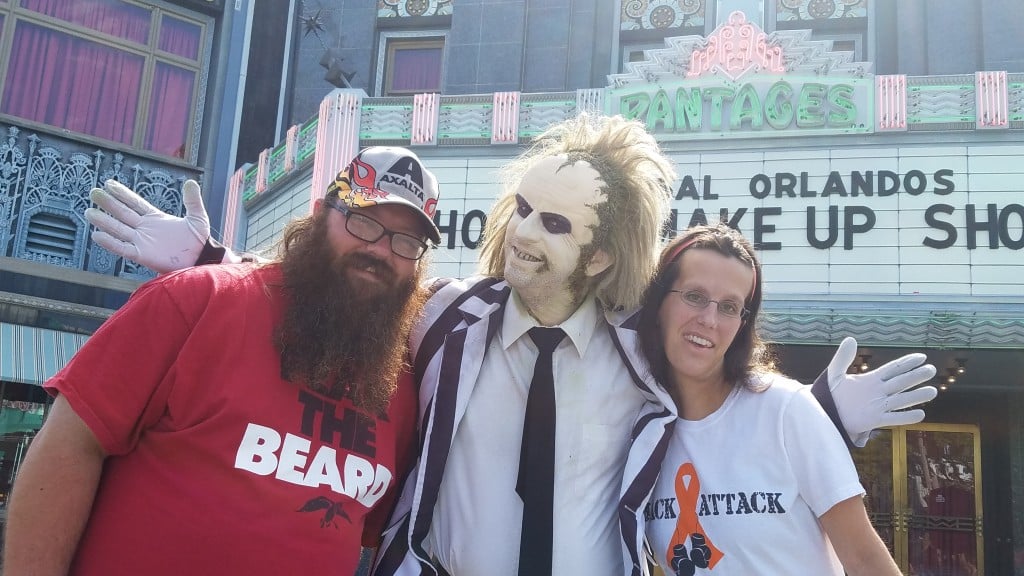 Universal Orlando Character Day with Ryan and Heather April 2016 (31) Beetlejuice