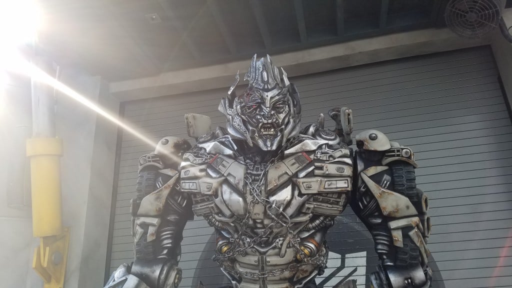 Universal Orlando Character Day with Ryan and Heather April 2016 (4) Megatron
