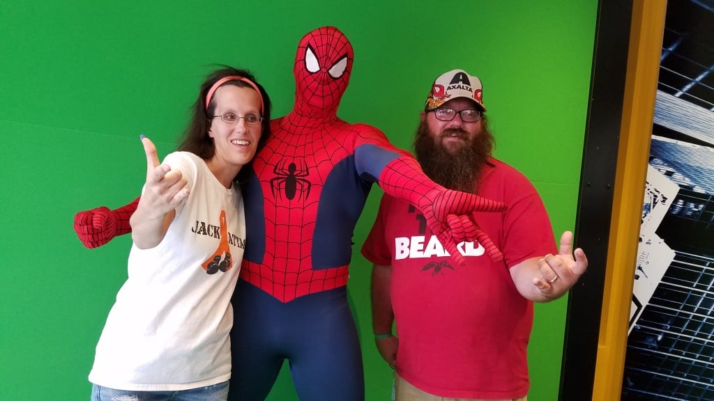 Universal Orlando Character Day with Ryan and Heather April 2016 (75) Spider Man