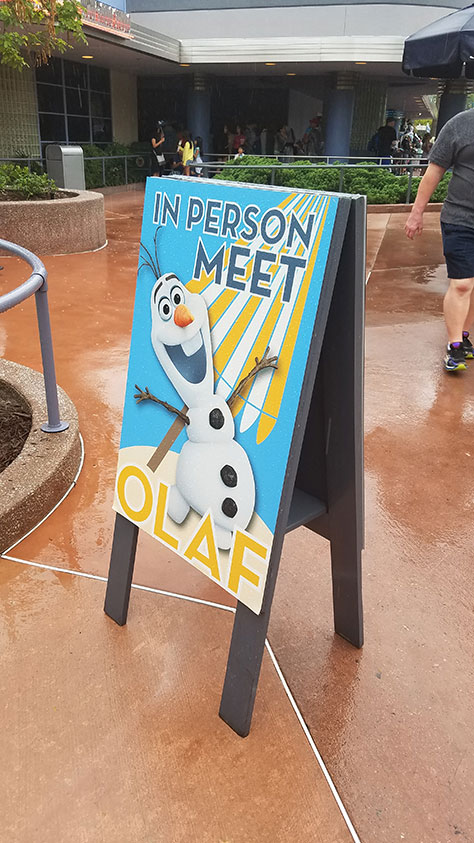 Olaf meet and greet in Hollywood Studios in Walt Disney World (9)