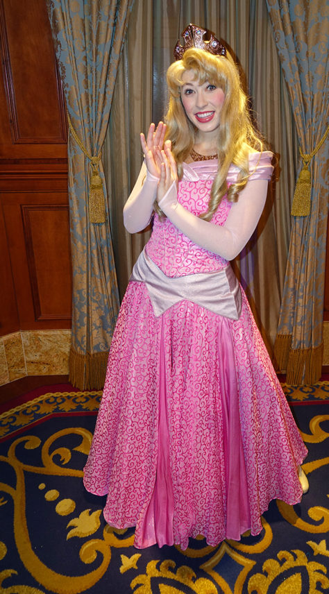 Meet Princess Aurora in Magic Kingdom at Walt Disney World (1)