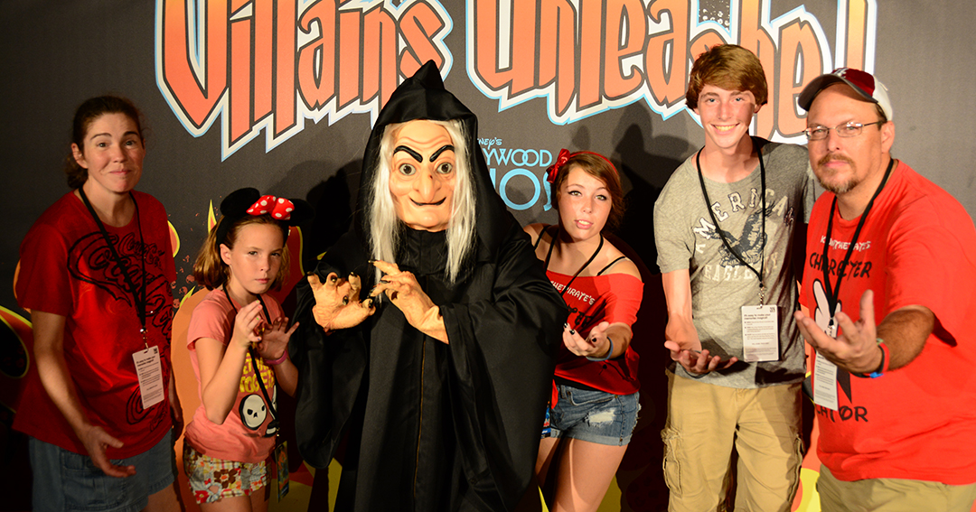 Witch from Snow White at Villains Unleashed at Hollywood Studios August 2014
