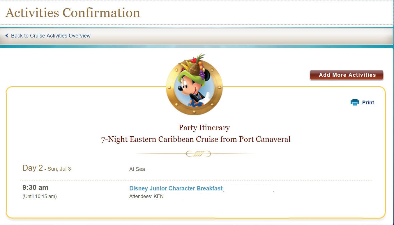 How to book special meet and greets on a Disney Cruise (4)