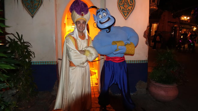 Prince Ali and Genie Disneyland Mickey's Halloween Par