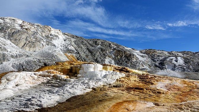 Yellowstone Day 2 Mammoth Hot Springs Terraces