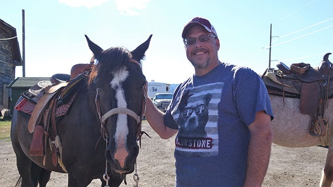 Yellowstone Day 4 Black Bart Diamond P Ranch Horse Rides