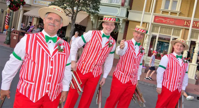 Dapper Dans at Mickey's Very Merry Christmas Party 2016