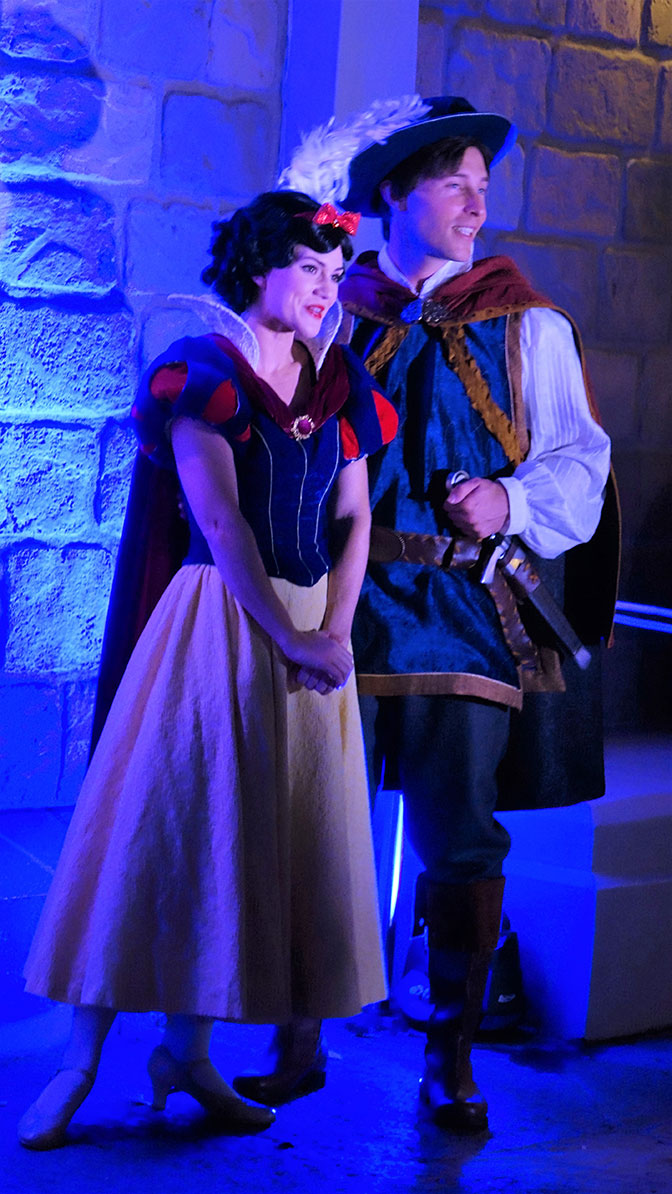 Snow White and Prince at Mickey's Very Merry Christmas Party 2016
