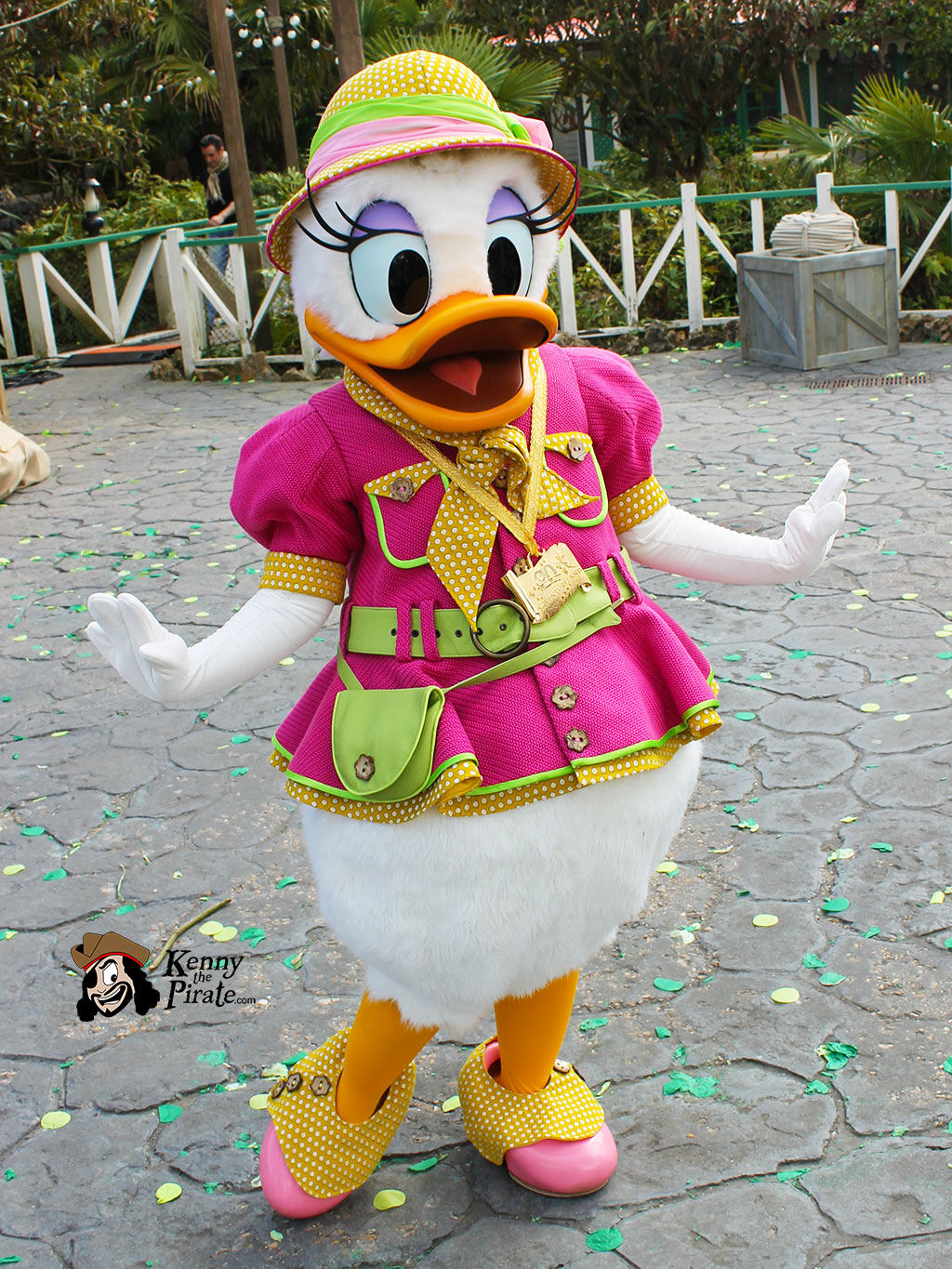 Worldwide Wednesday Daisy Duck in a special Jungle Adventure outfit