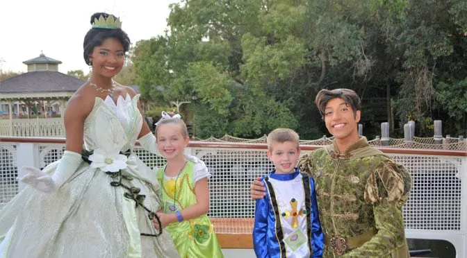 Tiana's Riverboat Party Ice Cream Social and Parade Viewing