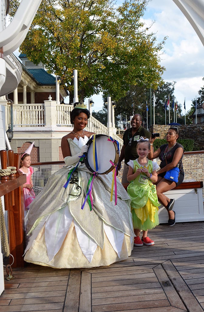 Tiana's Riverboat Party Ice Cream Social and Parade Viewing