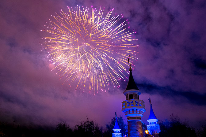 Disney Vacation Club Moonlight Madness 2017 Fireworks