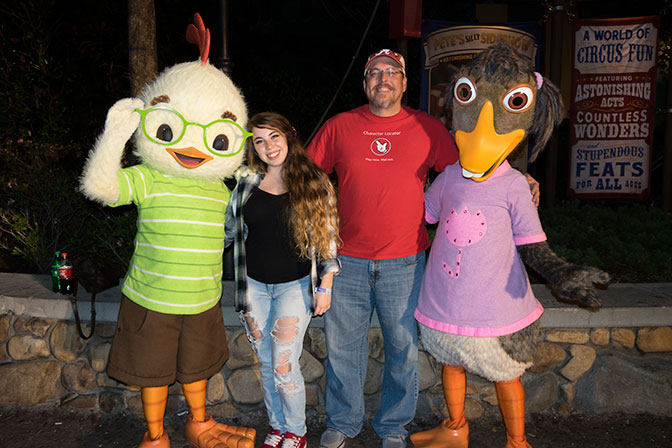 Disney Vacation Club Moonlight Madness 2017 Chicken Little Abby Mallard