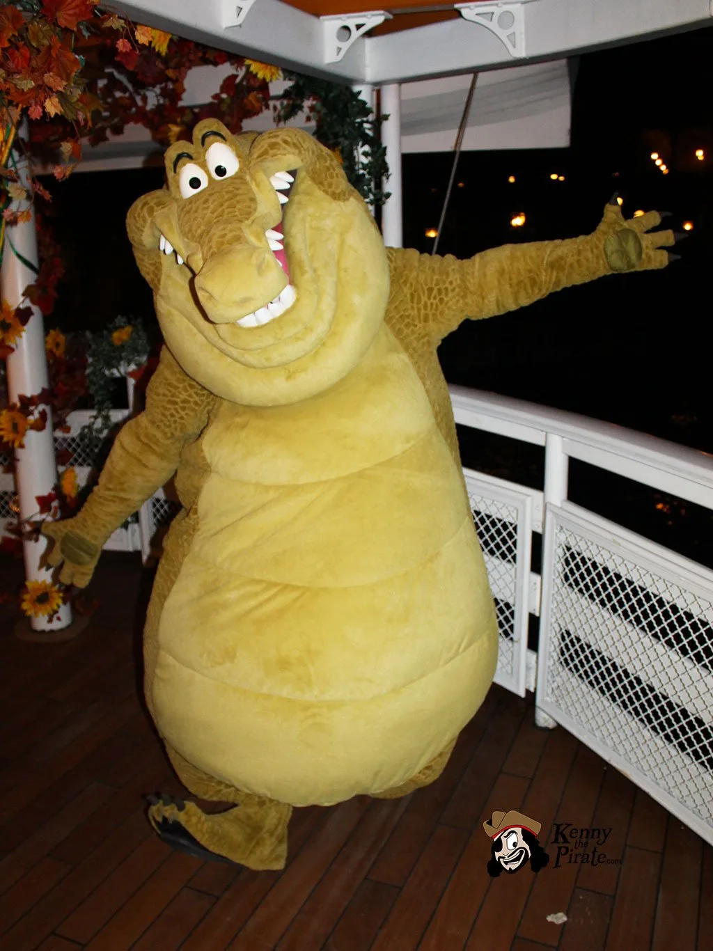 Louis the Alligator from Princess and the Frog at Disneyland Paris