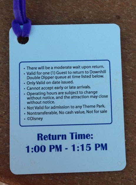 How the Virtual queue system test actually functions at Disney Water Parks