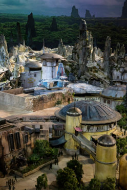 Disney Reveals First Look at Star Wars Land Model