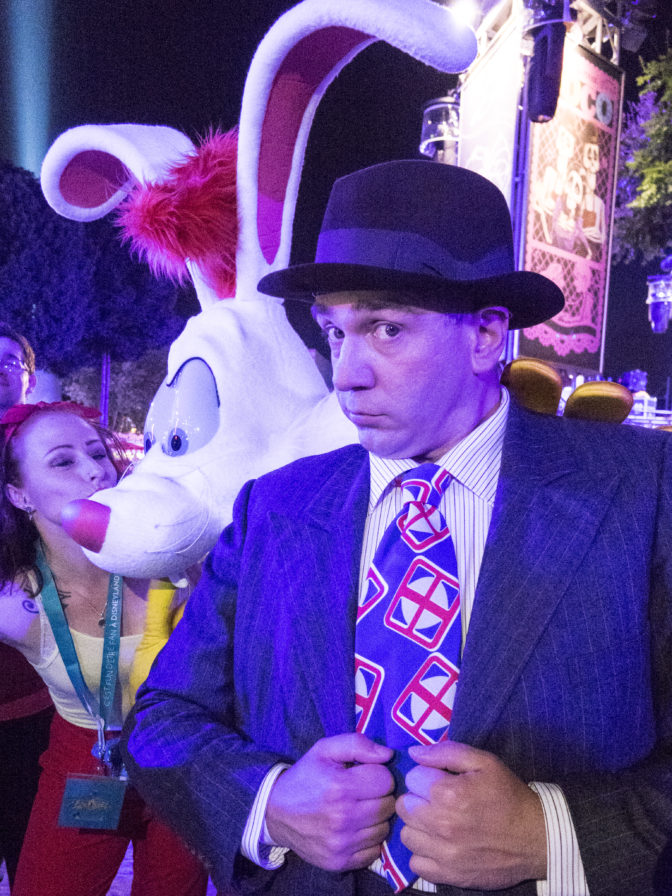 Eddie Valiant and Roger Rabbit at Fandaze in Disneyland Paris 2018