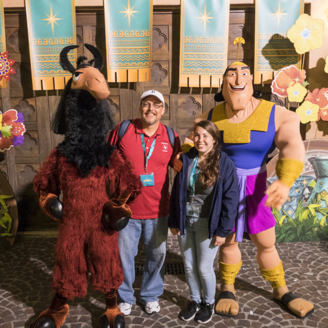 Kuzco and Kronk at Fandaze in Disneyland Paris 2018