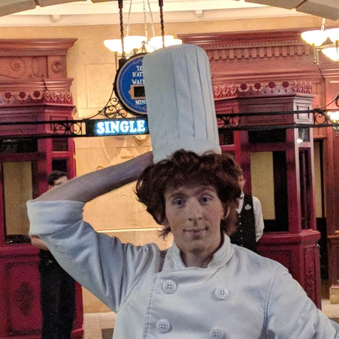 Linguine from Ratatouille at Fandaze in Disneyland Paris 2018 (2)