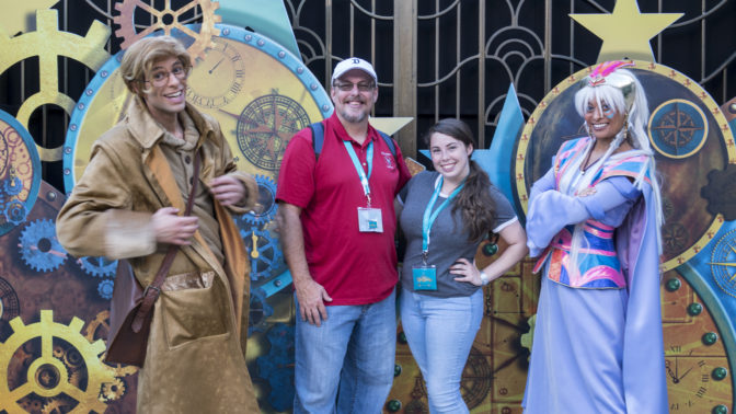 Milo and Kida from Atlantis at Fandaze in Disneyland Paris 2018 (2)