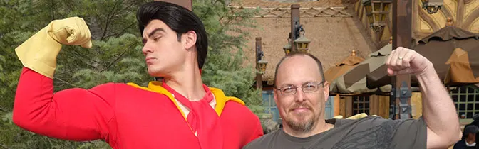 Gaston Magic Kingdom meet and greet KennythePirate
