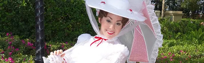 Mary Poppins Epcot meet and greet kennythepirate